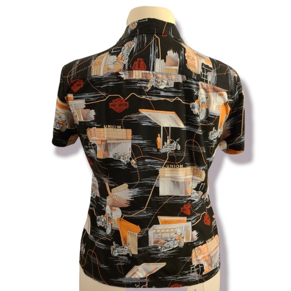 Women's Harley Davidson Blouse - Picture 3 of 8